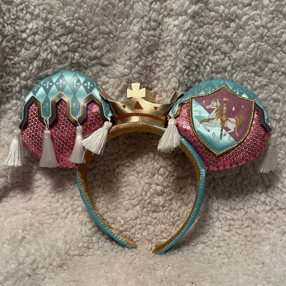 Disney Parks Mickey Ears Main Attraction Prince Charming Regal Carrousel